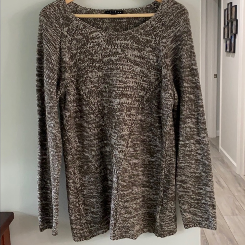 Tribal green sweater
